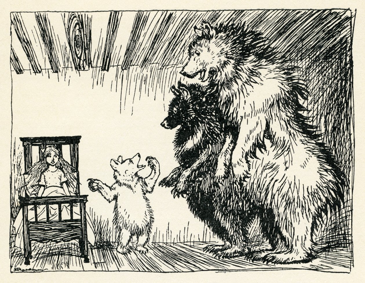 The Three Bears by Arthur Rackham