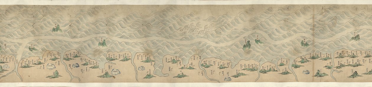[Shandong, Zhili, Shengjing Sea and River Map] by Arthur W. Hummel