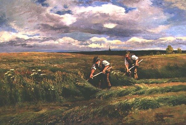 The Hay Harvest by Arthur Walker Redgate