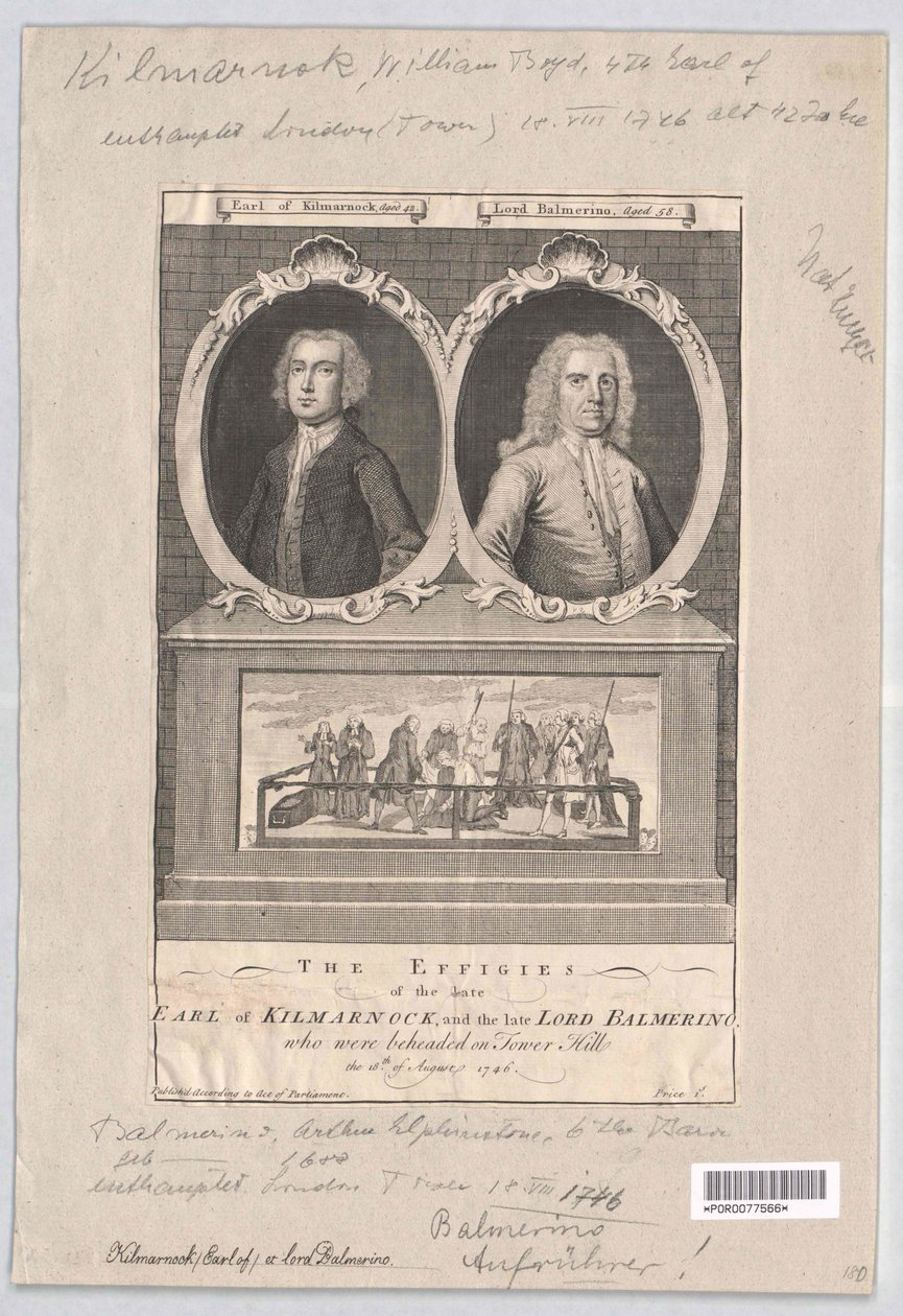 4th Earl of Kilmarnock Boyd by Artist Unknown