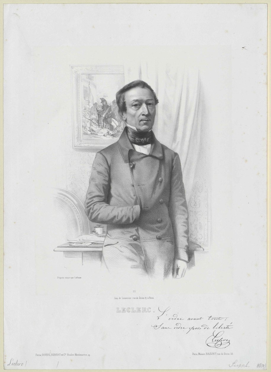Alexandre Maximin Leclerc by Artist Unknown