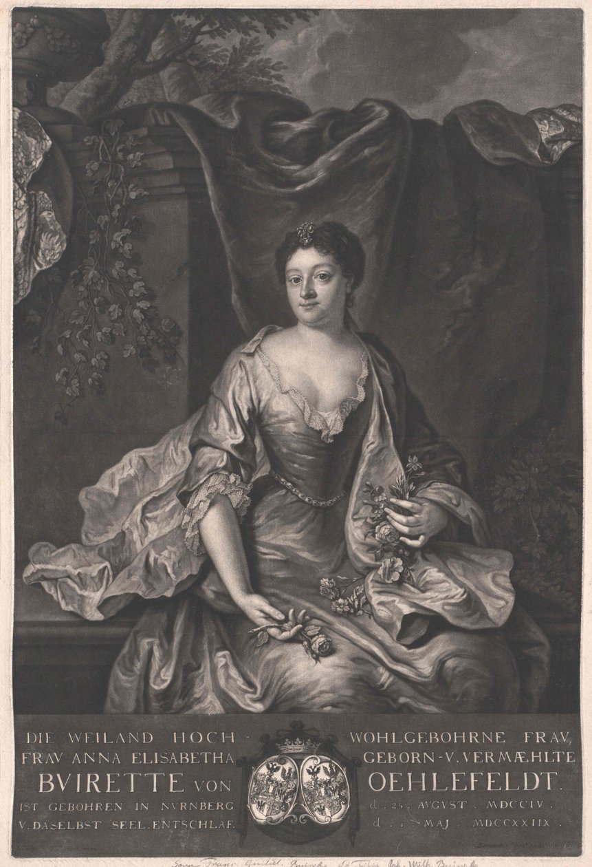 Anna Elisabeth Buirette-Oehlefeld by Artist Unknown