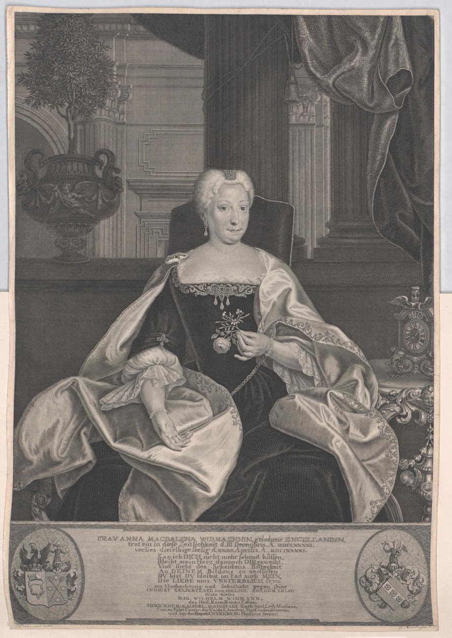 Anna Magdalene Engelland by Artist Unknown