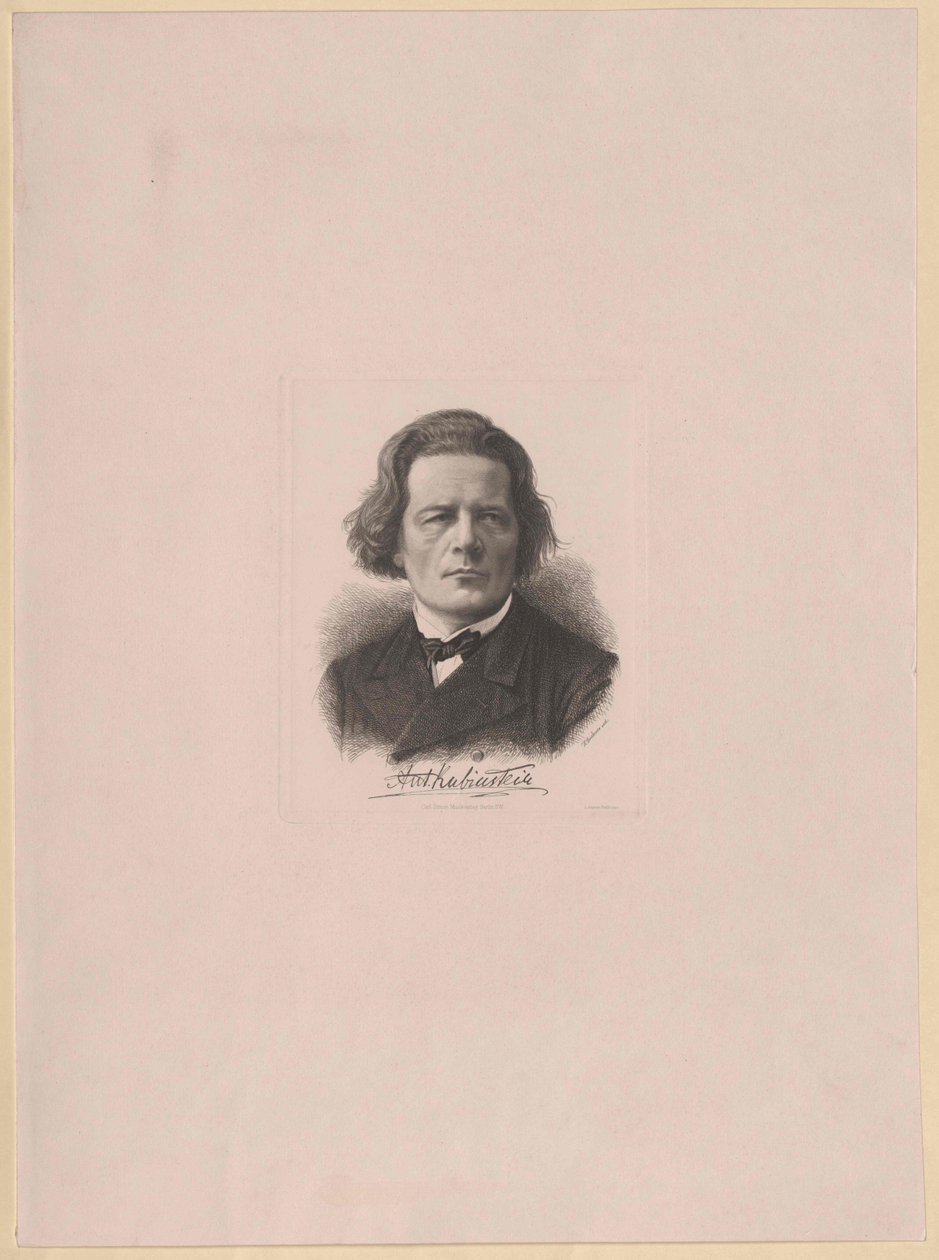 Anton Rubinstein by Artist Unknown