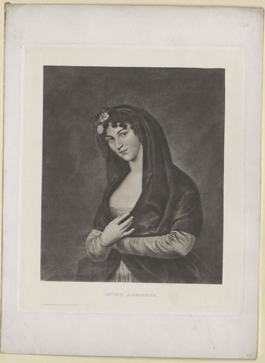 Antonie Adamberger by Artist Unknown
