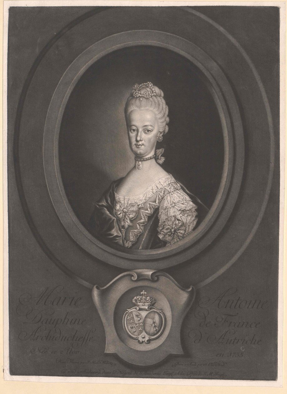 Archduchess of Austria Marie Antoinette by Artist Unknown