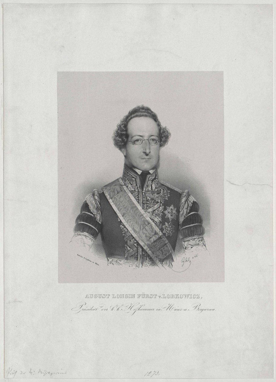 August, Count Lobkowitz by Artist Unknown