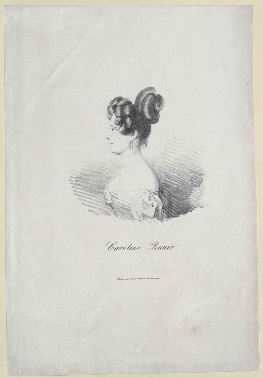Caroline Bauer by Artist Unknown