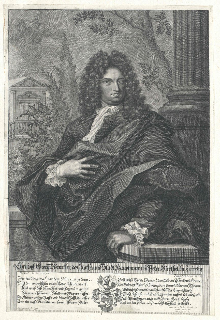 Christoph George Winckler by Artist Unknown