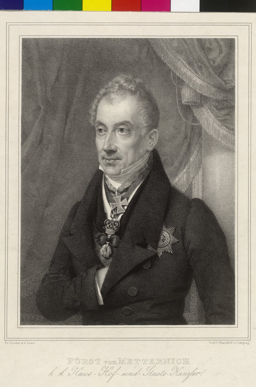 Clement Wenzel Lothar, Prince of Metternich-Winneburg by Artist Unknown