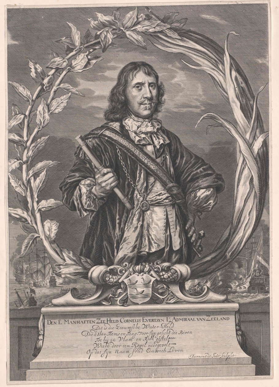 Cornelis d. Ae Evertsen by Artist Unknown