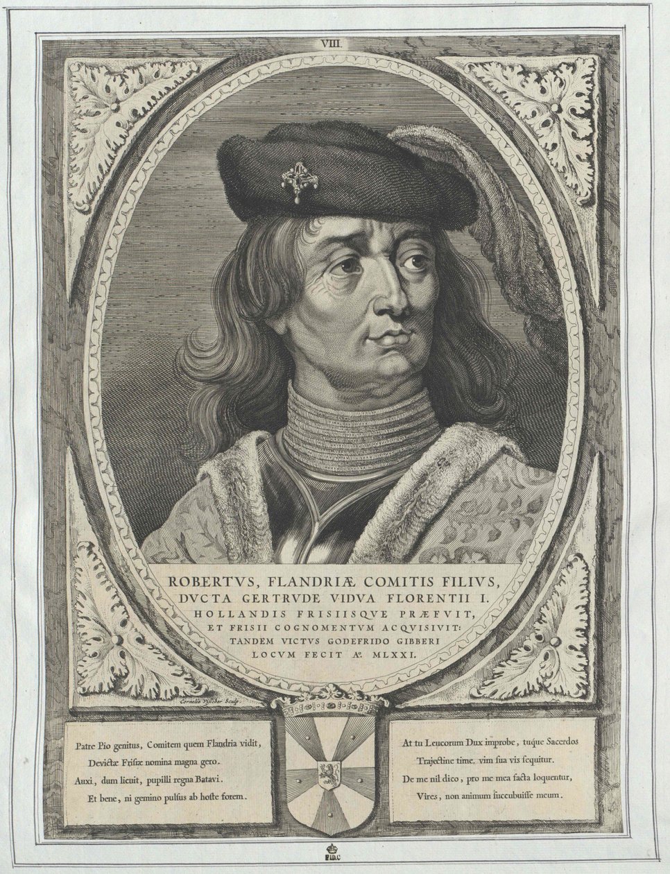Count of Flanders Robert I the Frisian by Artist Unknown
