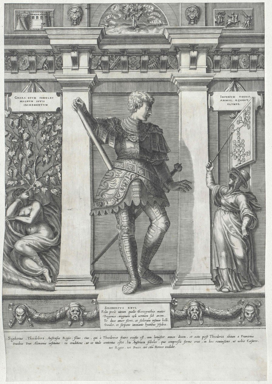 Count Sigebert of Habsburg by Artist Unknown