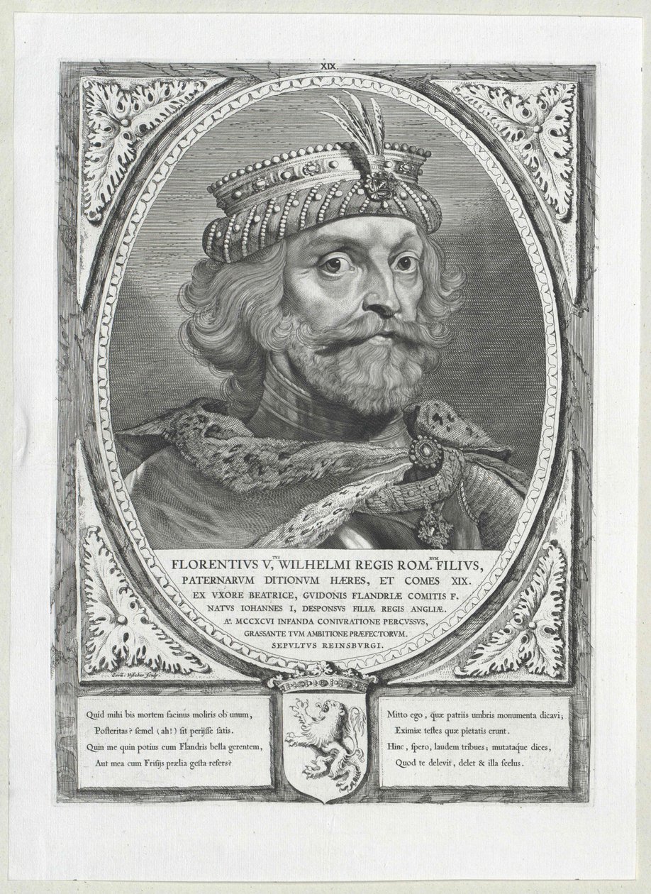 Count Florence V of Holland by Artist Unknown