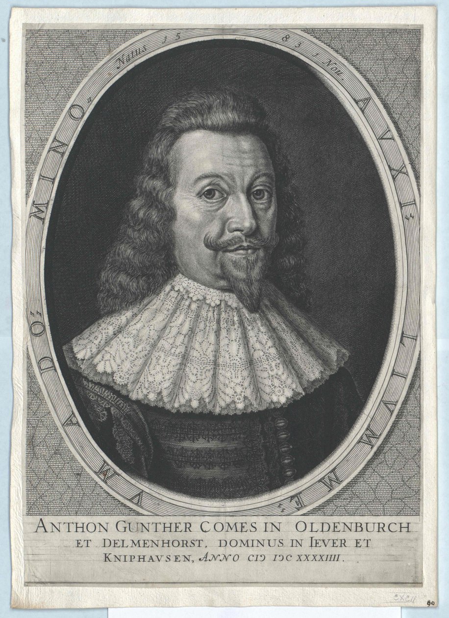 Count of Oldenburg Anton Guenther by Artist Unknown