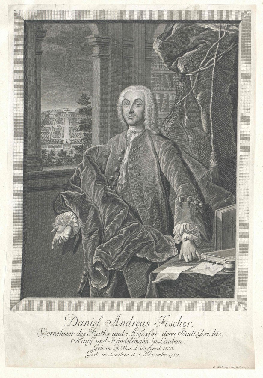 Daniel Andreas Fischer by Artist Unknown