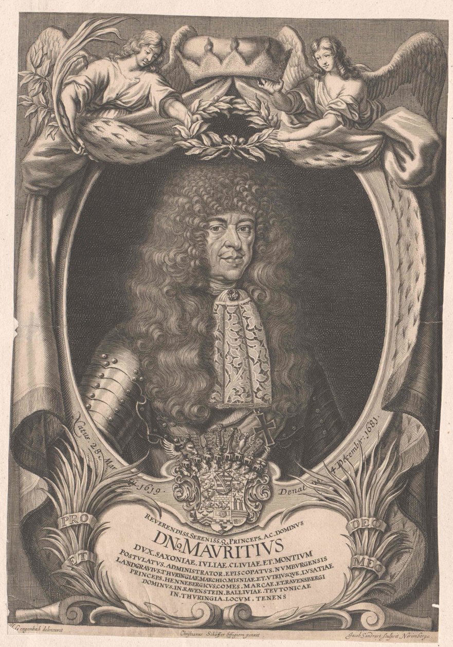 Duke Moritz of Saxe-Zeitz by Artist Unknown