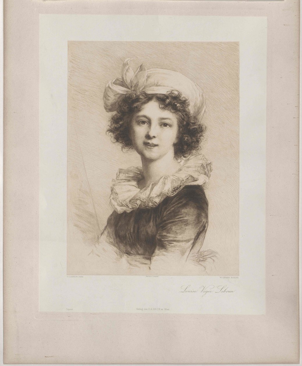 Elisabeth Vigée Le Brun by Artist Unknown
