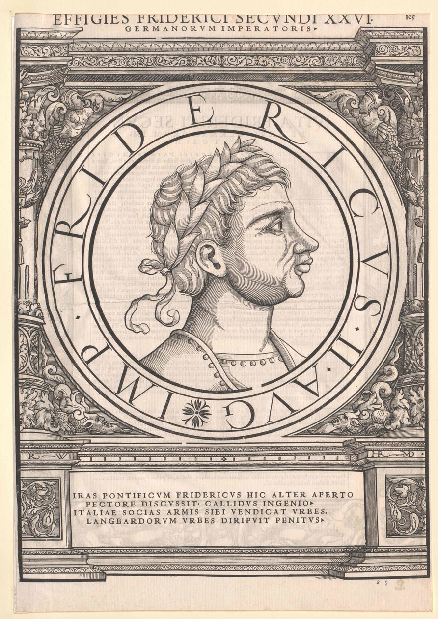 Emperor Frederic II by Artist Unknown