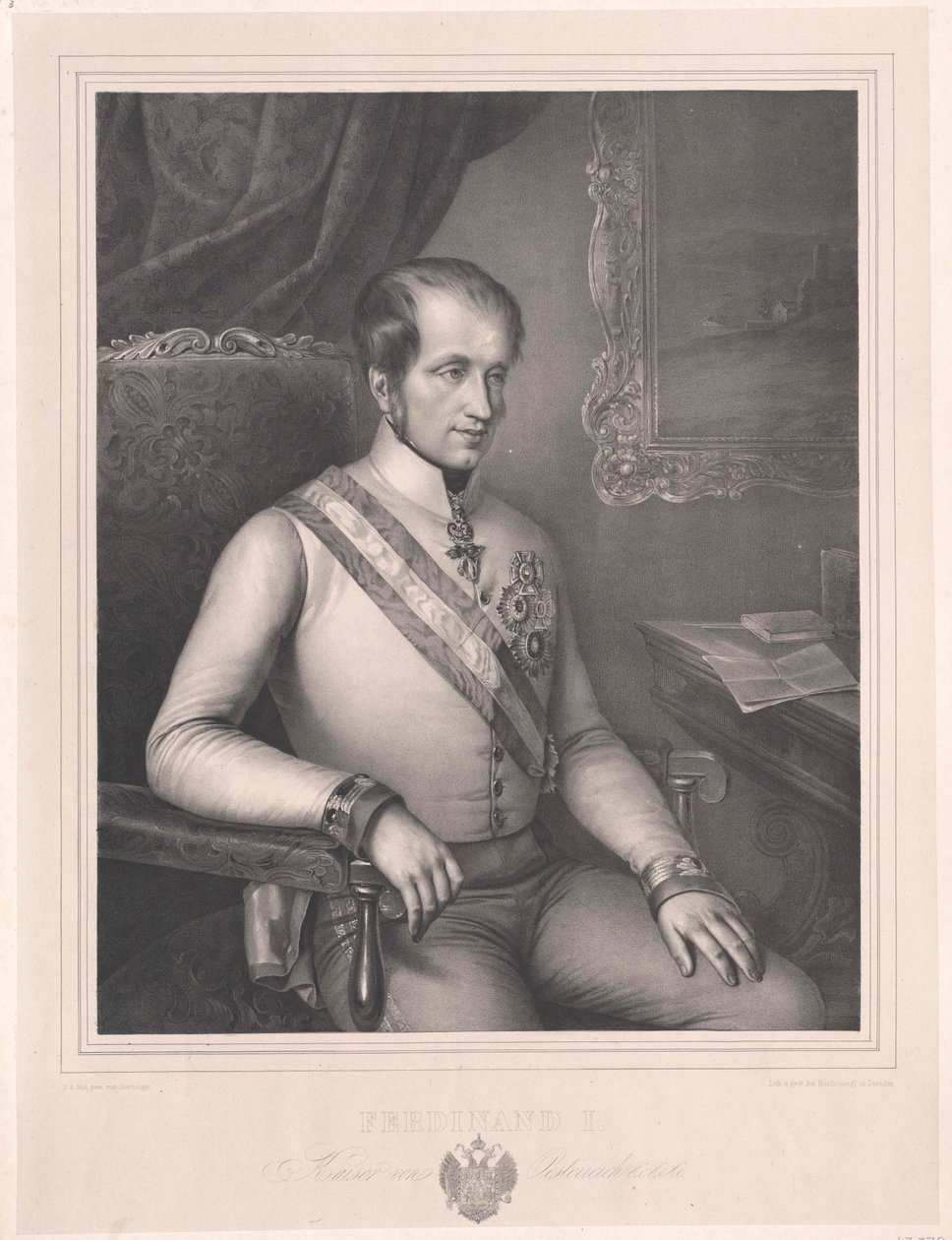 Emperor of Austria Ferdinand I by Artist Unknown