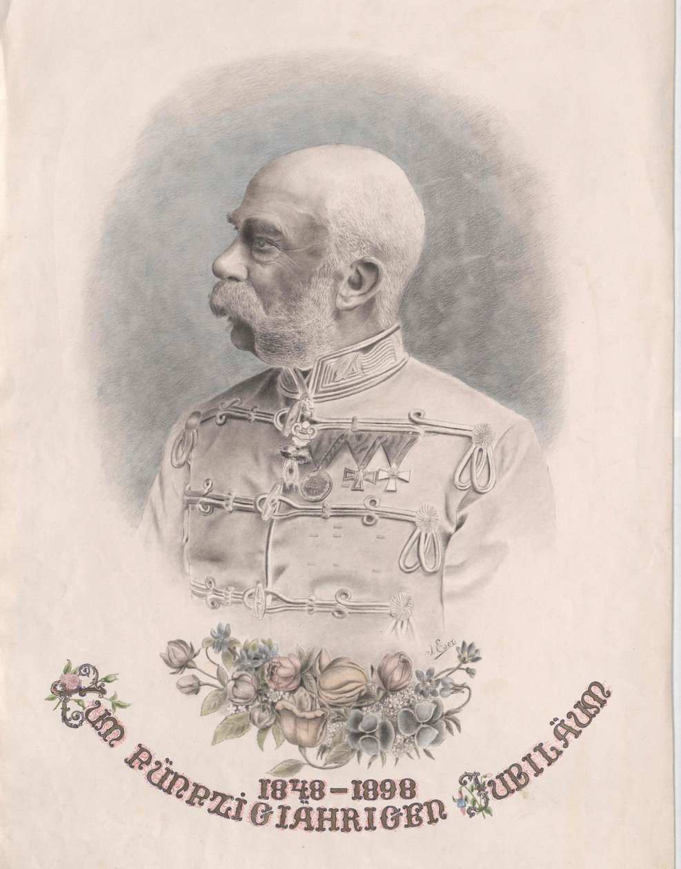 Emperor of Austria Franz Joseph I by Artist Unknown