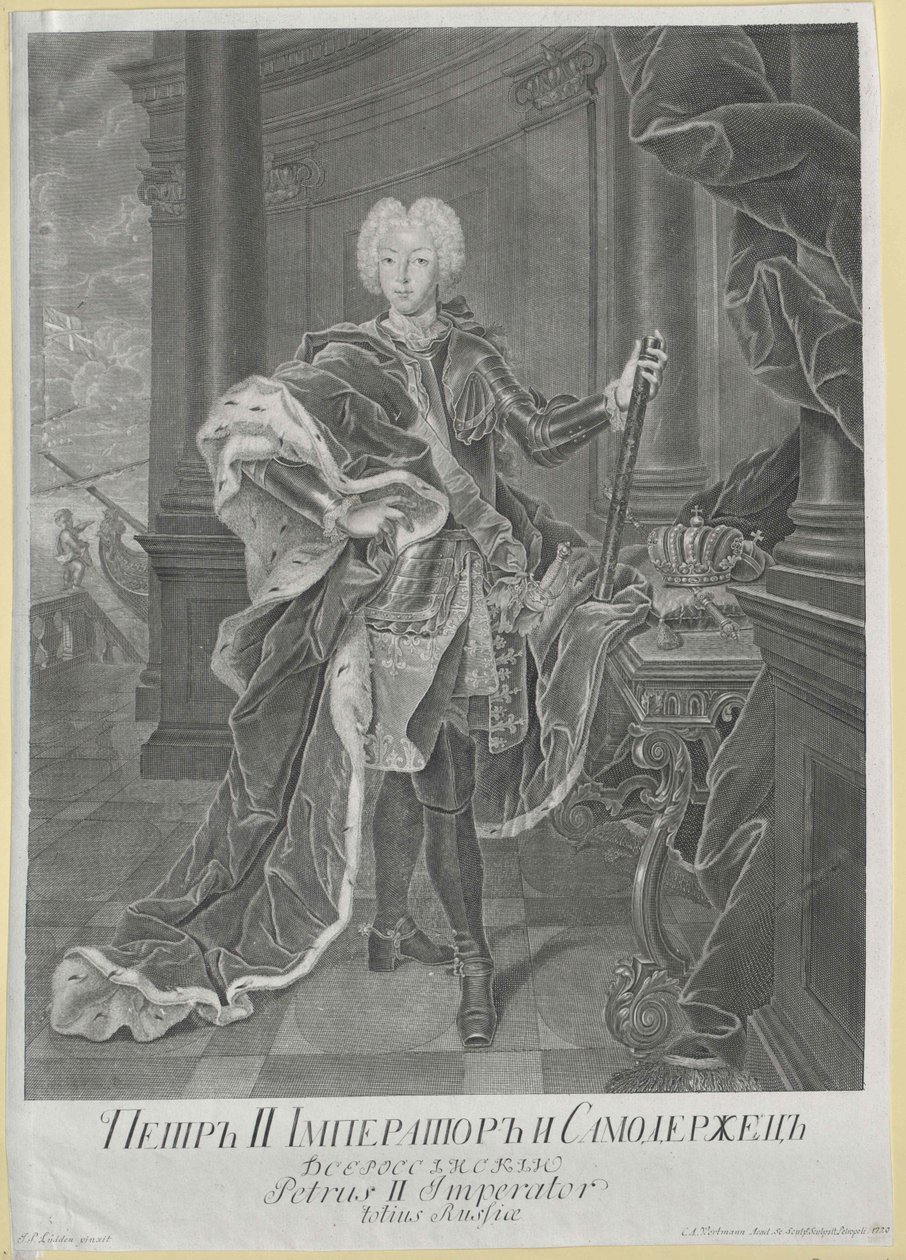 Emperor of Russia Peter II by Artist Unknown