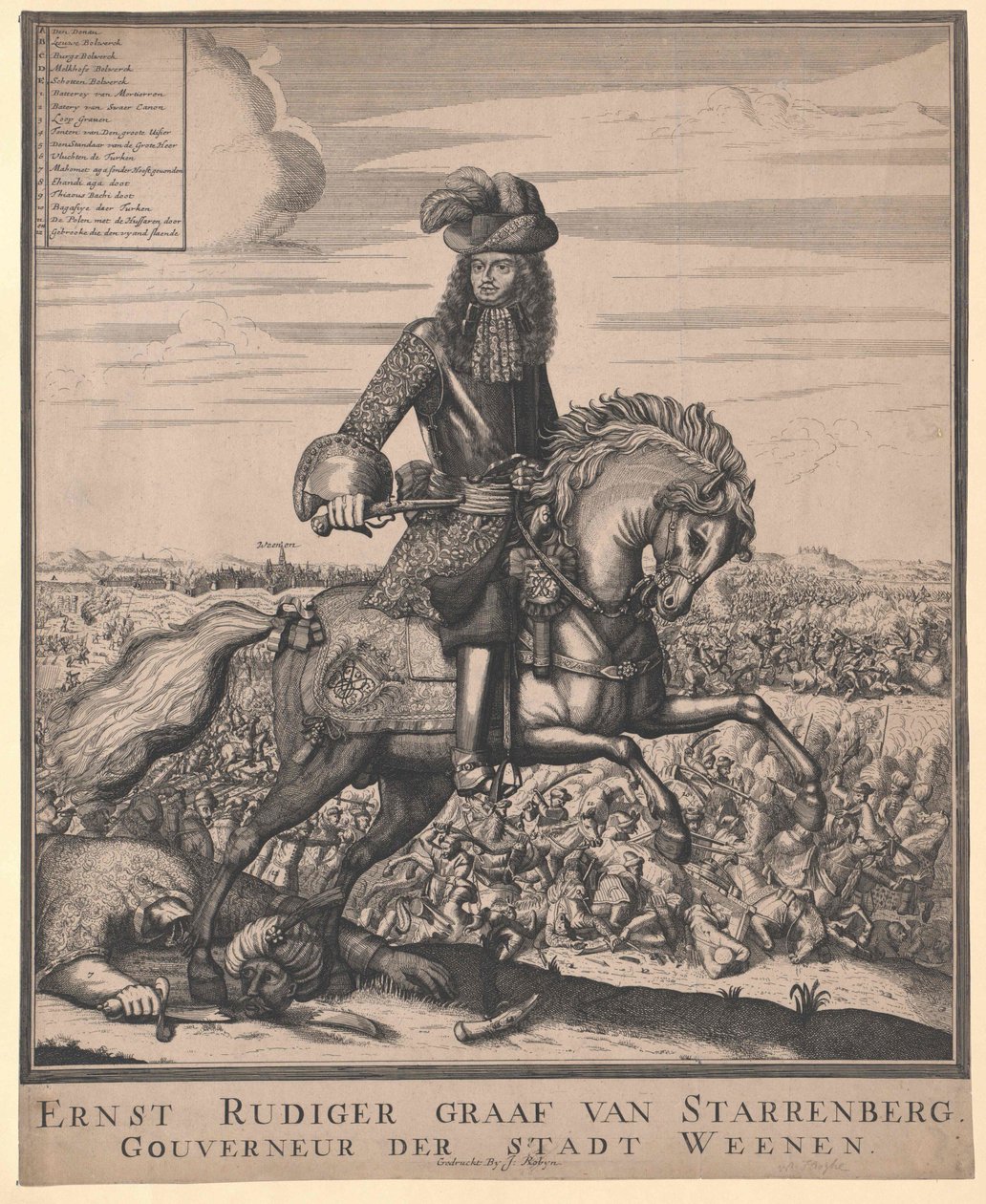 Ernst Roger Count Starhemberg by Artist Unknown