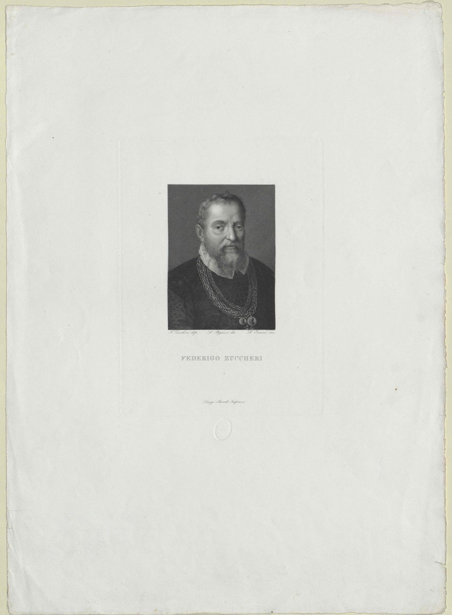 Federico Zuccaro (print) by Artist Unknown