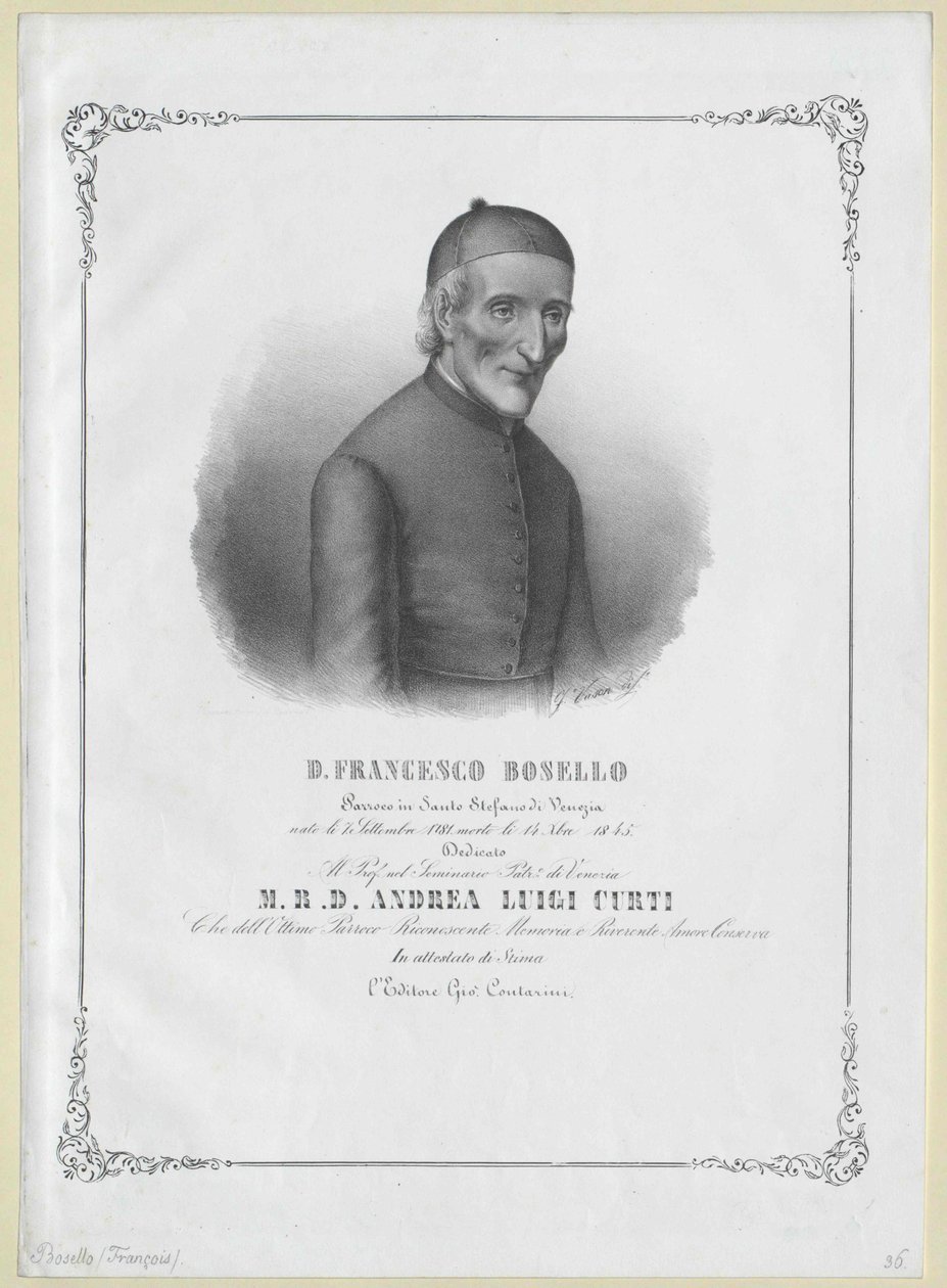 Francesco Bosello (print) by Artist Unknown