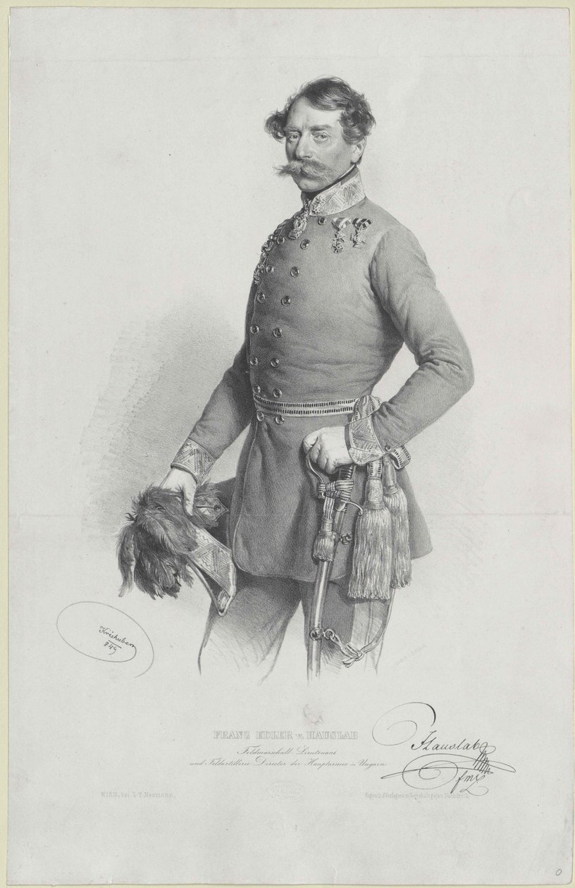 Franz Knight Hauslab by Artist Unknown