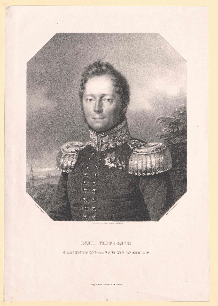 Grand Duke Karl Friedrich of Saxe-Weimar Eisenach by Artist Unknown