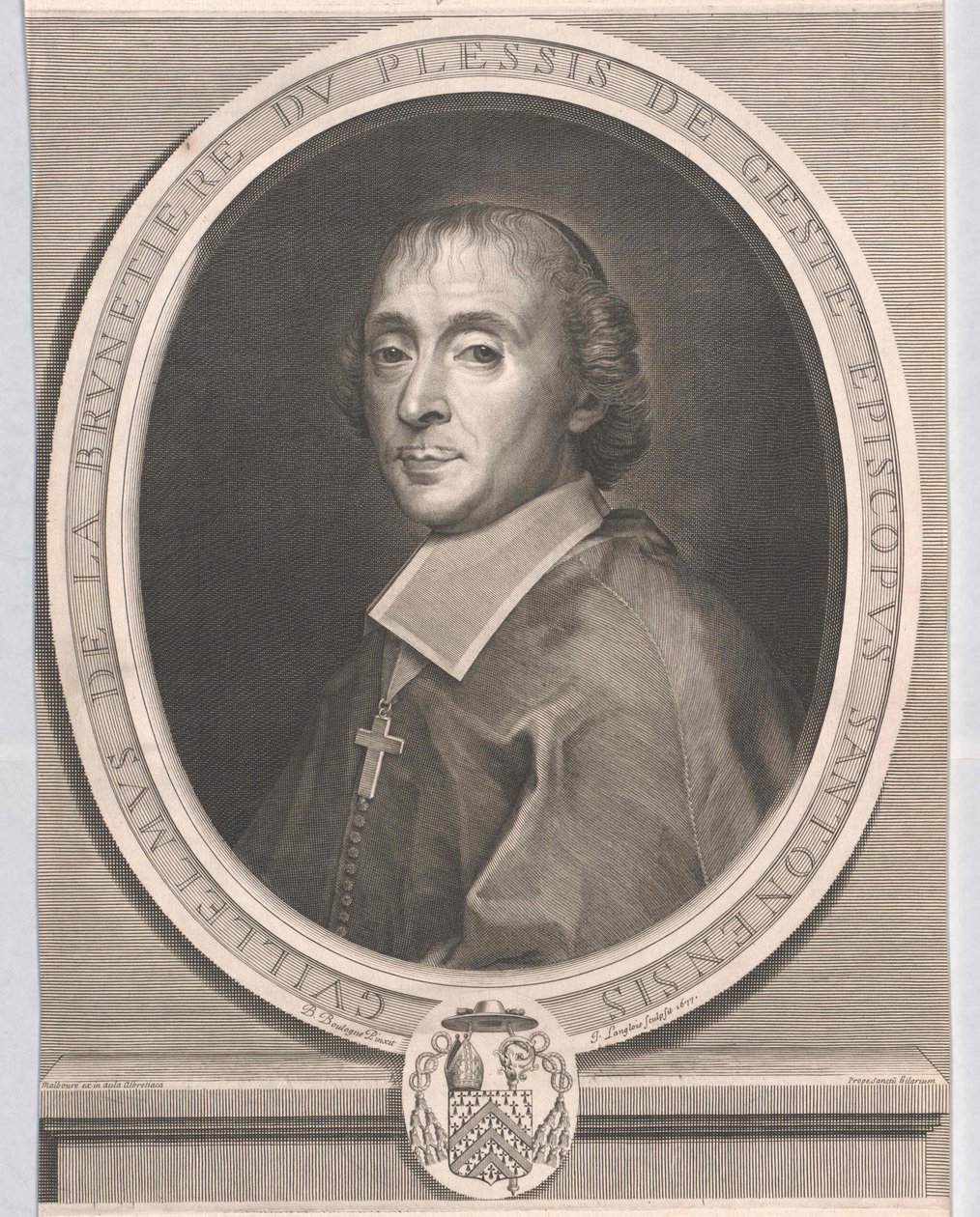 Guillaume de La Brunetiere du Plessis-Gesté (print) by Artist Unknown