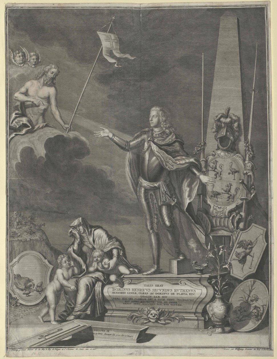 Henry Count Reuss to Obergreiz by Artist Unknown