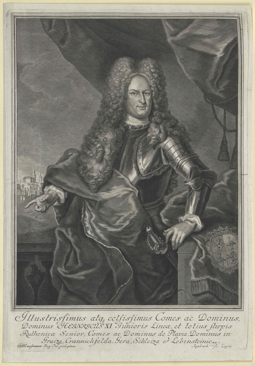 Henry Count Reuss to Schleiz by Artist Unknown