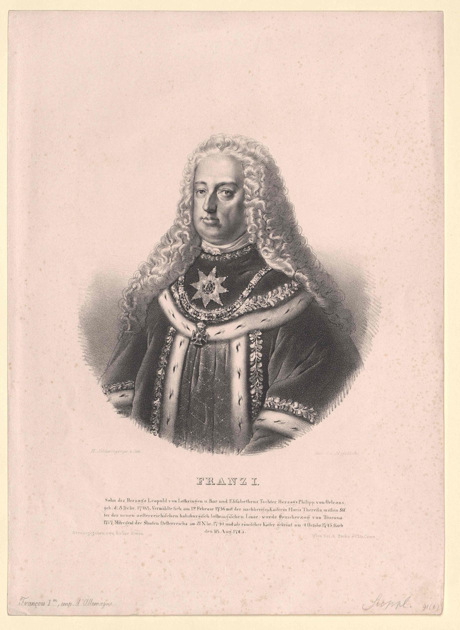 Holy Roman Emperor Francis I by Artist Unknown