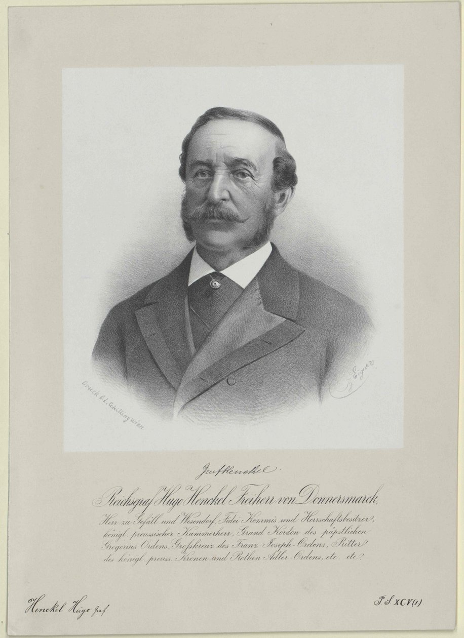 Hugo Count Henckel-Donnersmarck by Artist Unknown