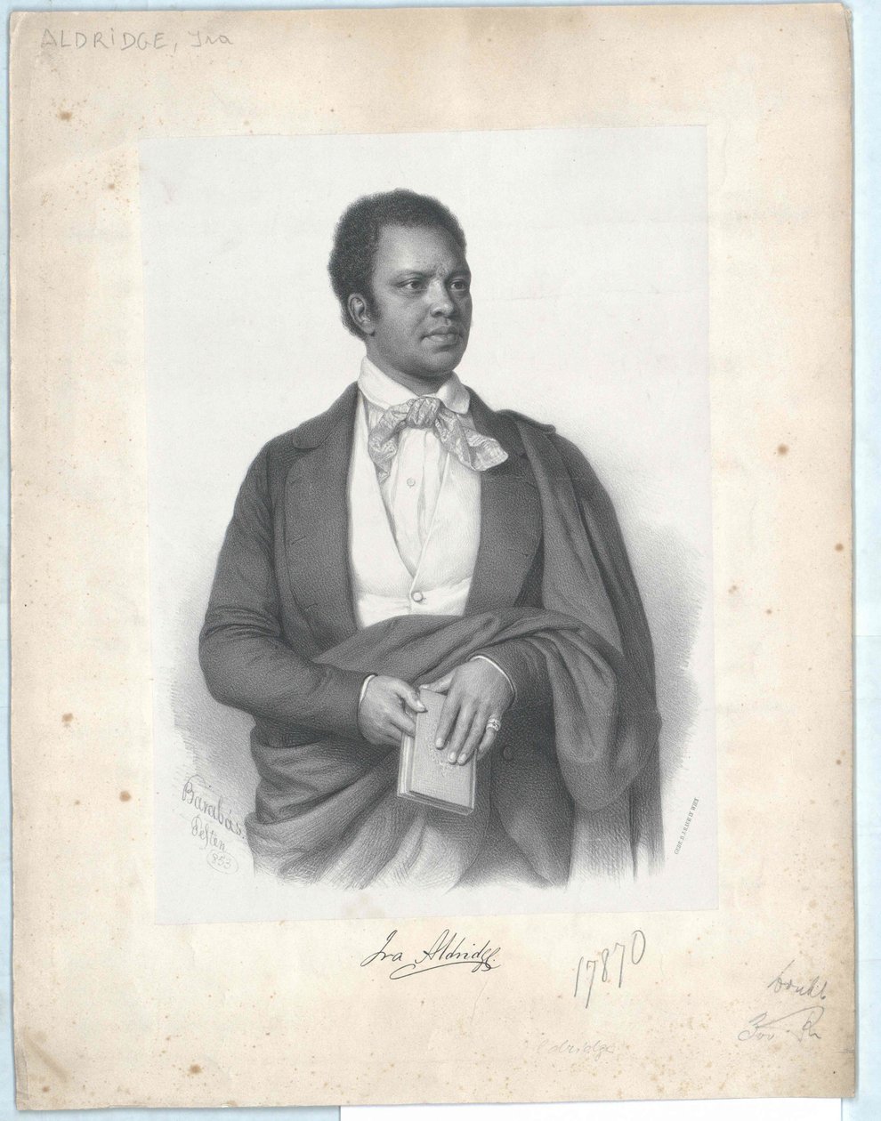 Ira Frederick Aldridge by Artist Unknown