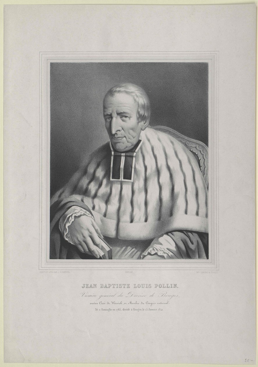 Jean Baptiste Louis Pollin by Artist Unknown