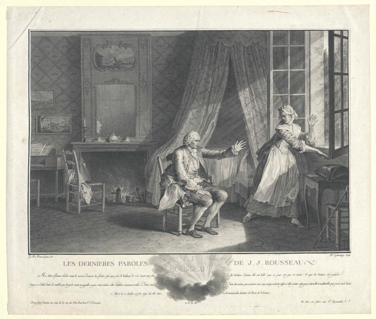 Jean Jacques Rousseau by Artist Unknown