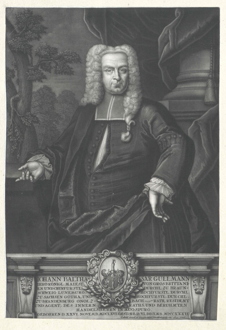 Johann Balthazar Gullmann by Artist Unknown