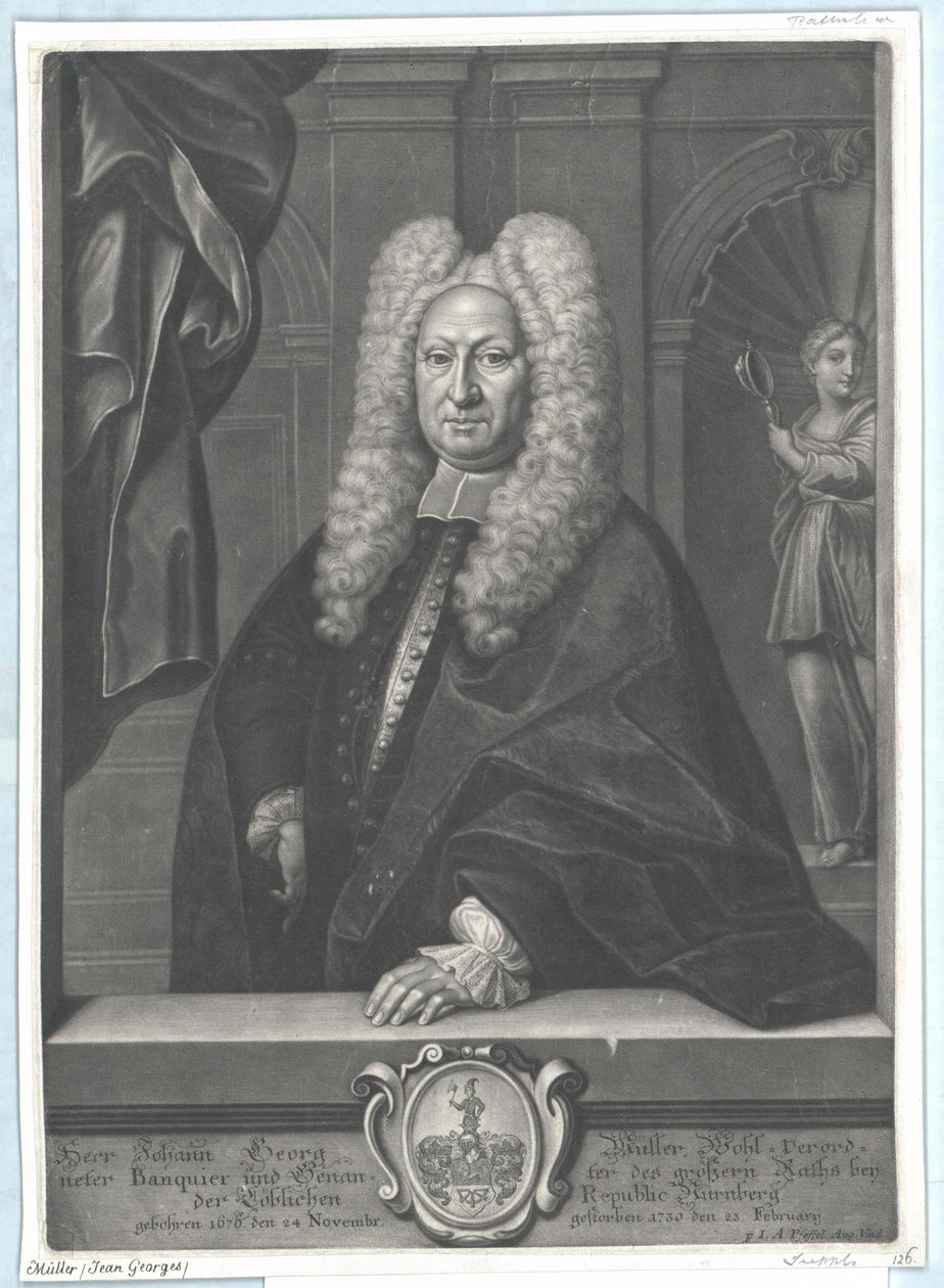 Johann Georg Mueller by Artist Unknown