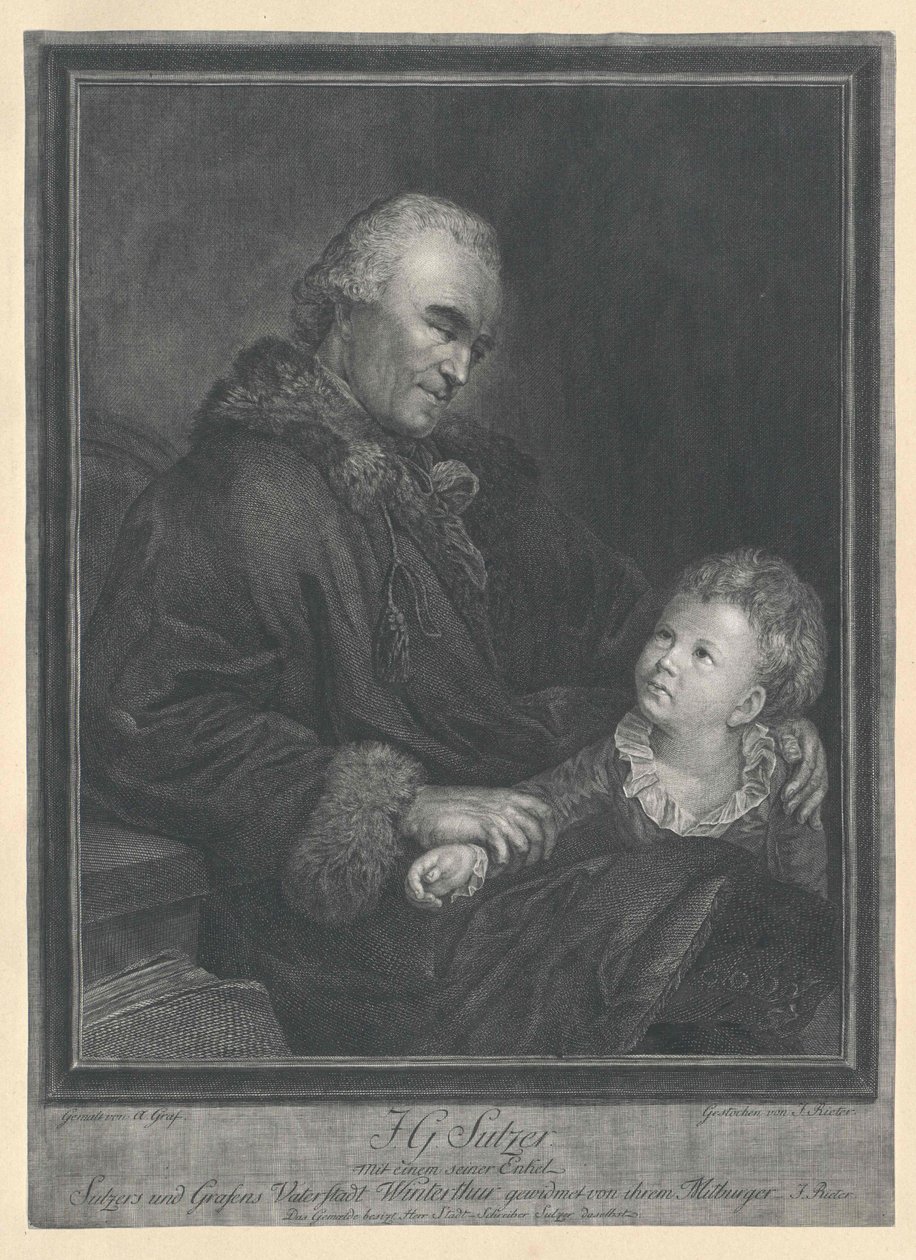 Johann Georg Sulzer by Artist Unknown