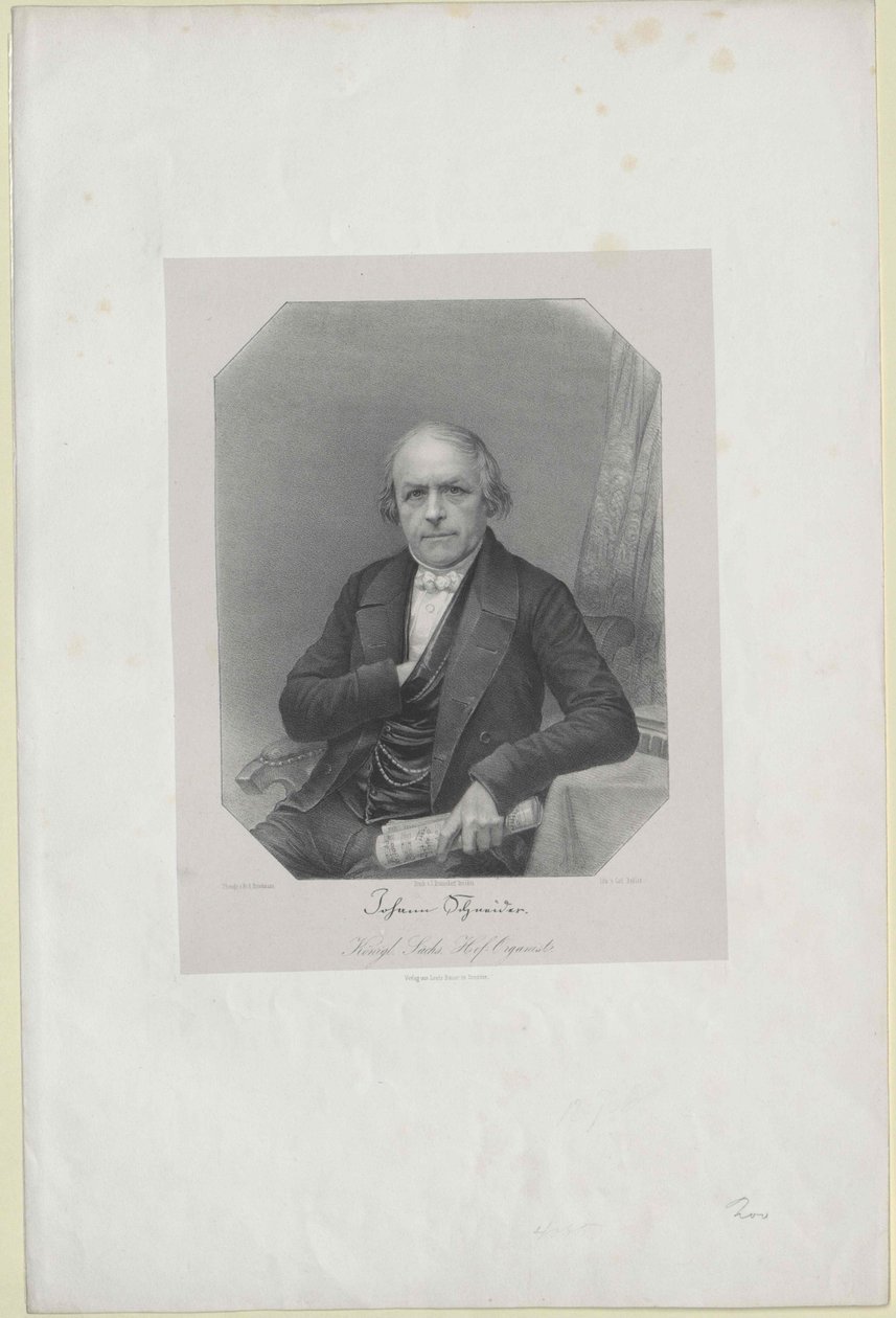 Johann Gottlob Schneider by Artist Unknown