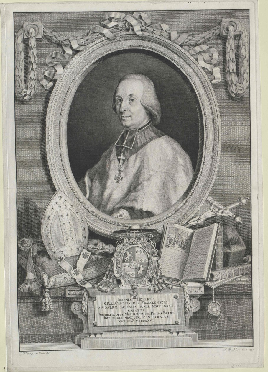 Johann Heinrich Count Frankenberg by Artist Unknown