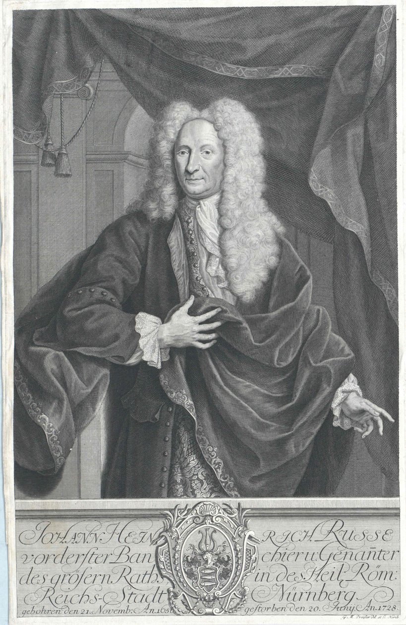 Johann Henry Russe by Artist Unknown