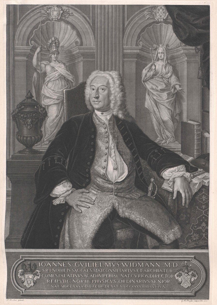 Johann Wilhelm Widmann by Artist Unknown