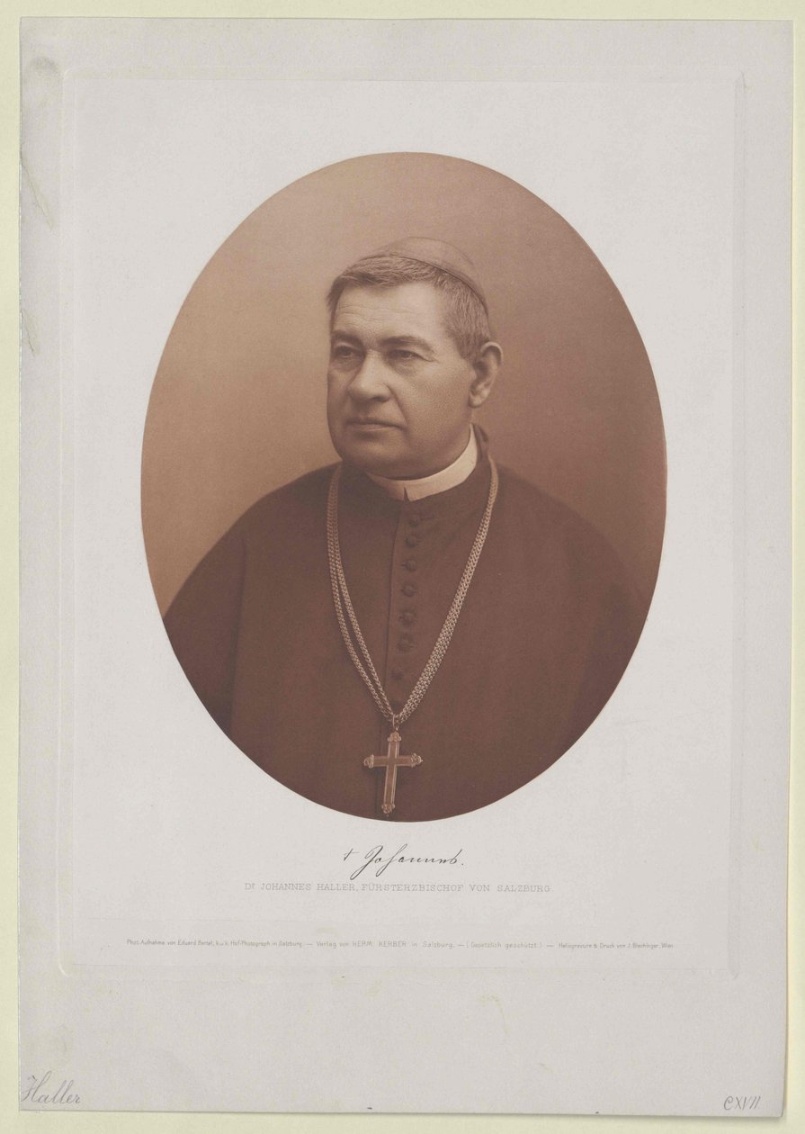 Johannes Haller (print) by Artist Unknown