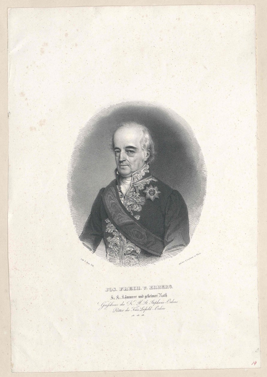 Joseph Augustin Baron von Erberg by Artist Unknown