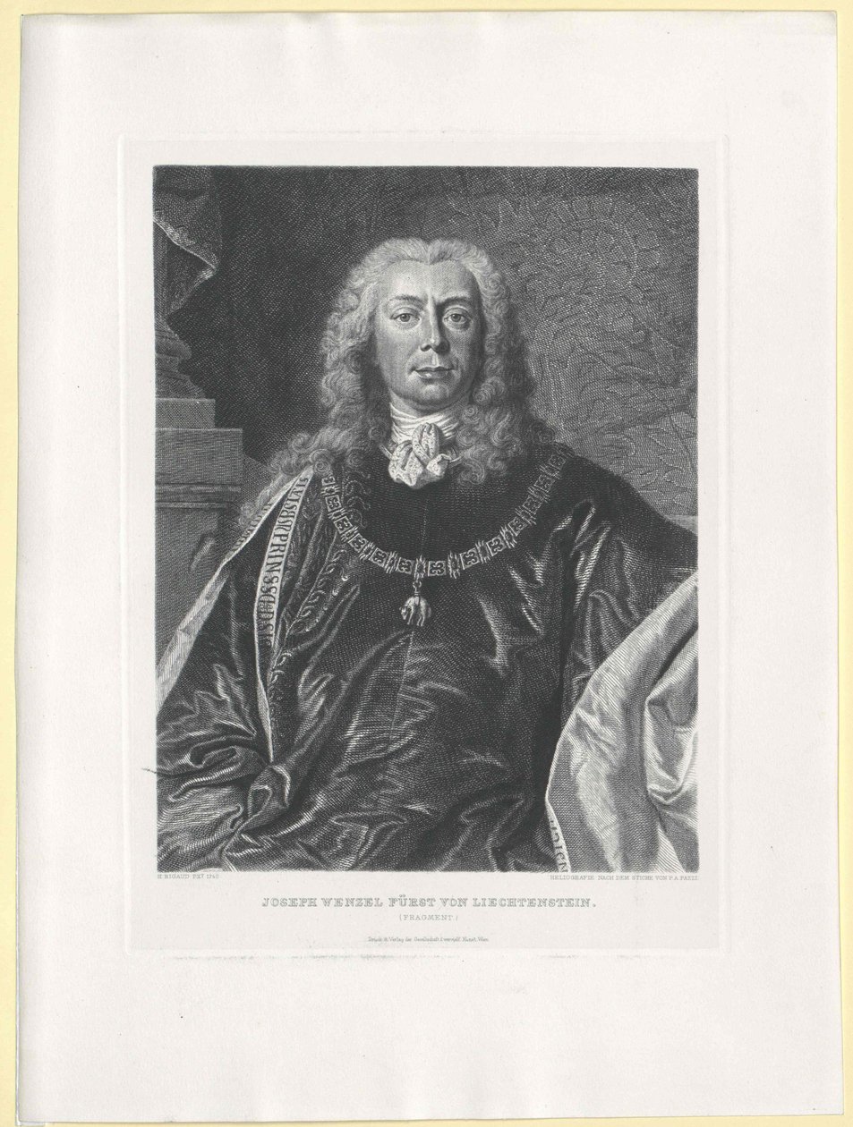 Joseph Wenzel, Count of Liechtenstein by Artist Unknown