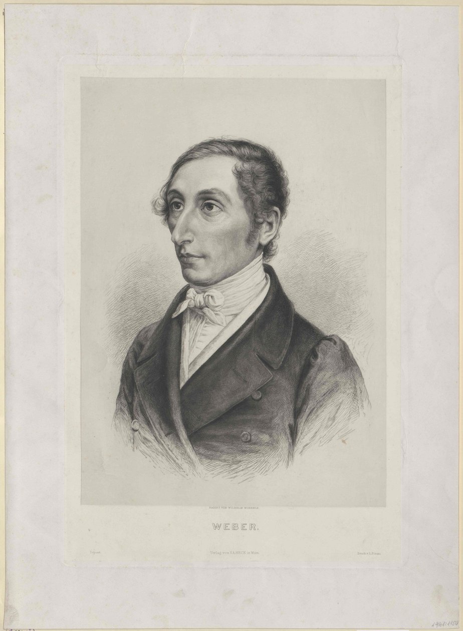 Karl Maria von Weber (print) by Artist Unknown